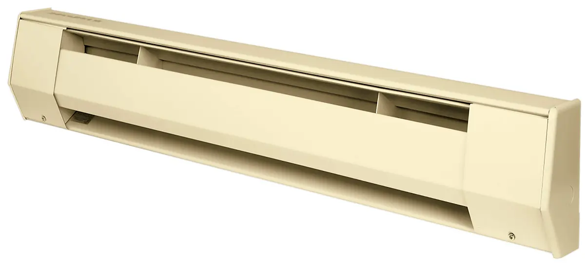 KING 4K2410-AL K Series Baseboard Heater 4' 1000W 240V Almond | Full Convection Heating with Safety Features - view 2