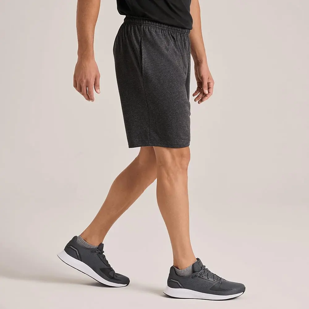 Soffe Men's Classic Cotton Pocket Short Black Large | 8" Inseam, Moisture-Wicking, Durable - view 3