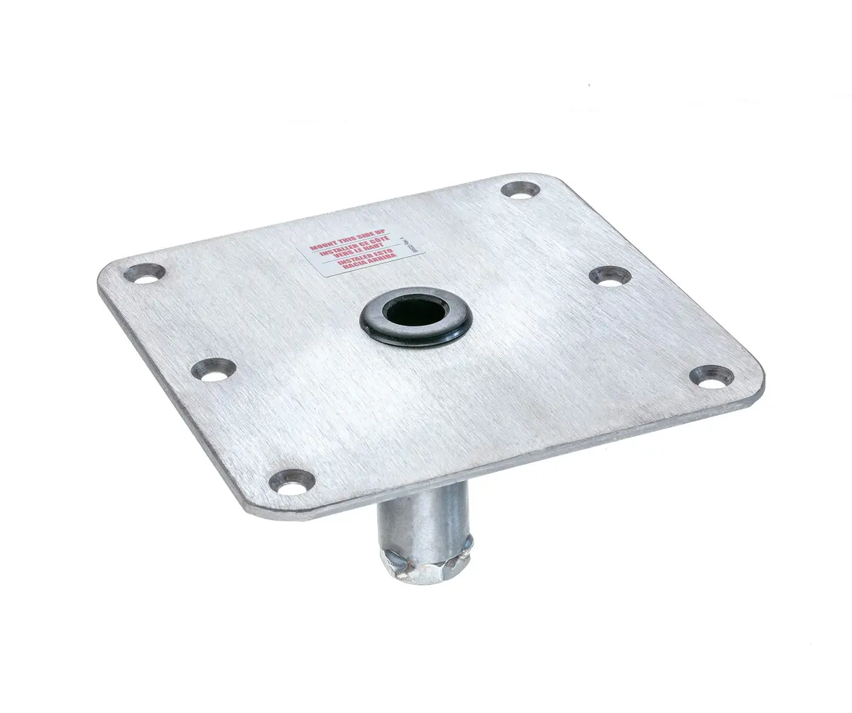 attwood Swivl-Eze Lock'N-Pin Stainless Steel Boat Seat Pedestal Base 17.8 cm x 17.8 cm | ABYC Certified for Marine Use - main product image