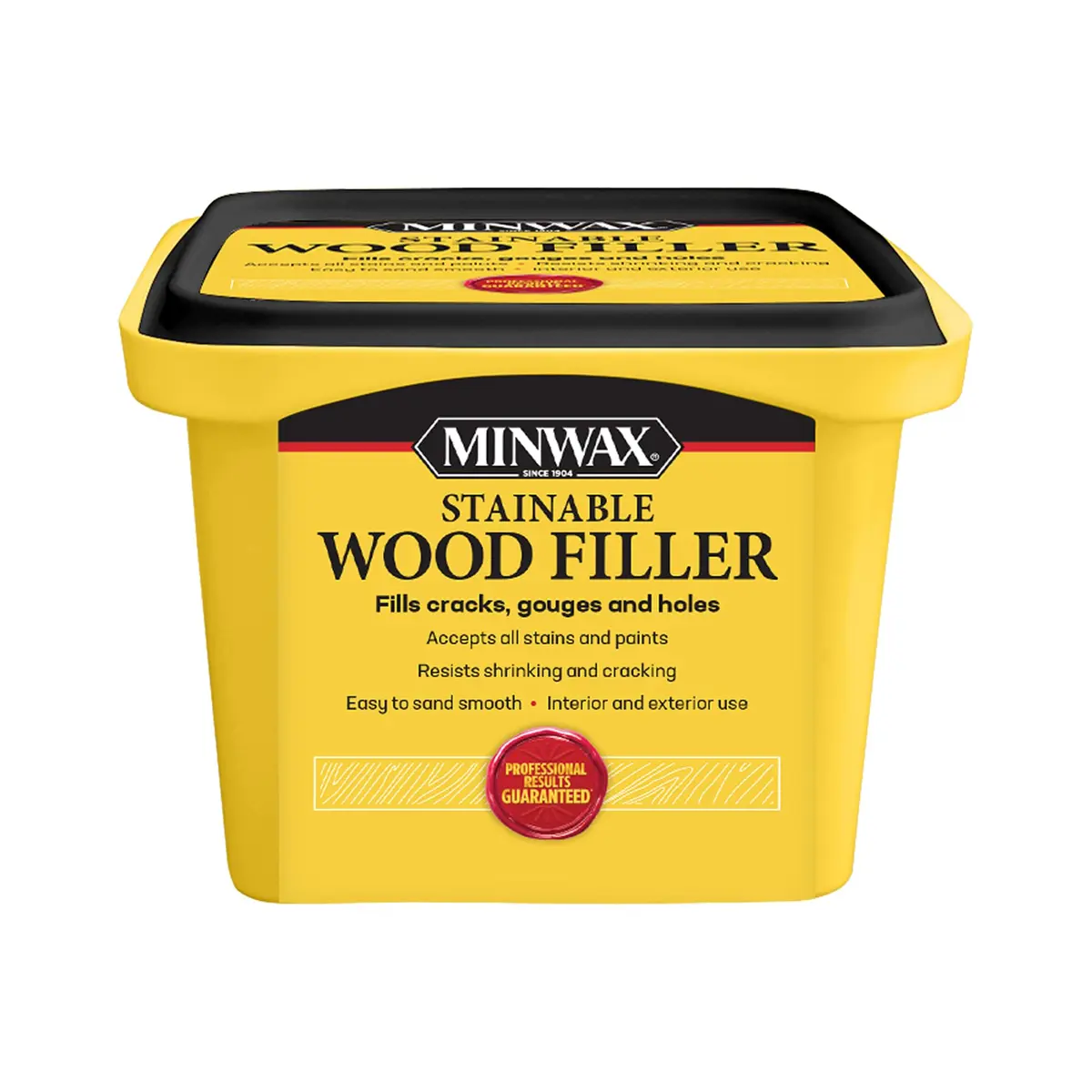 Minwax Stainable Wood Filler 454 g (16 oz) | Repairs Cracks, Gouges, Holes for Indoor/Outdoor Wood - main product image