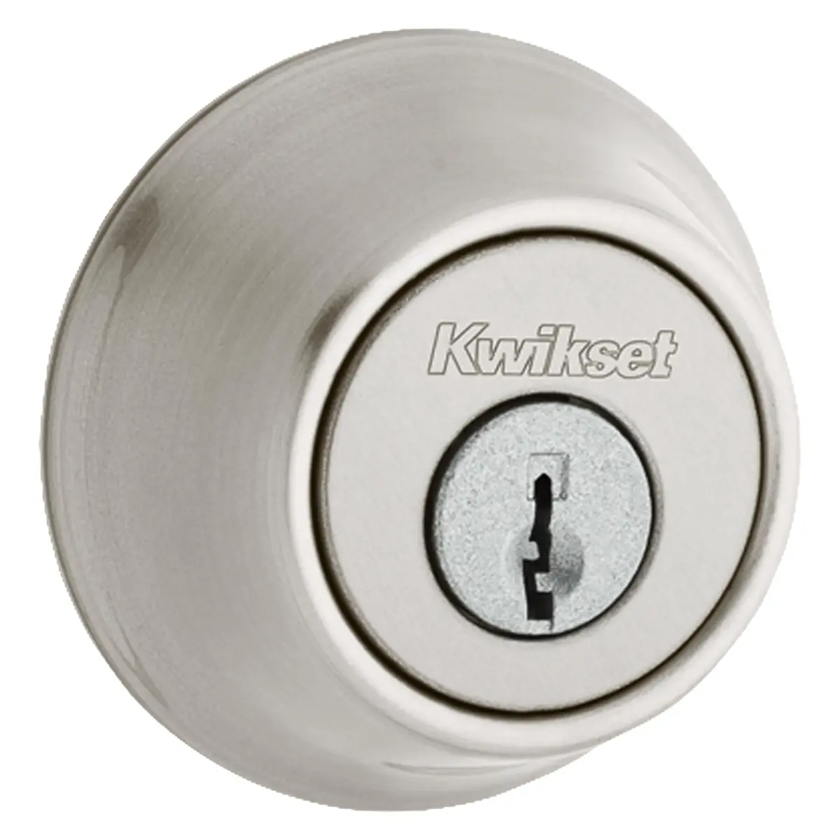Kwikset 660 Single Cylinder Deadbolt Lock, Satin Nickel, 3.5 cm (1.38") Door Thickness | BHMA Grade 3 Certified Security - view 4