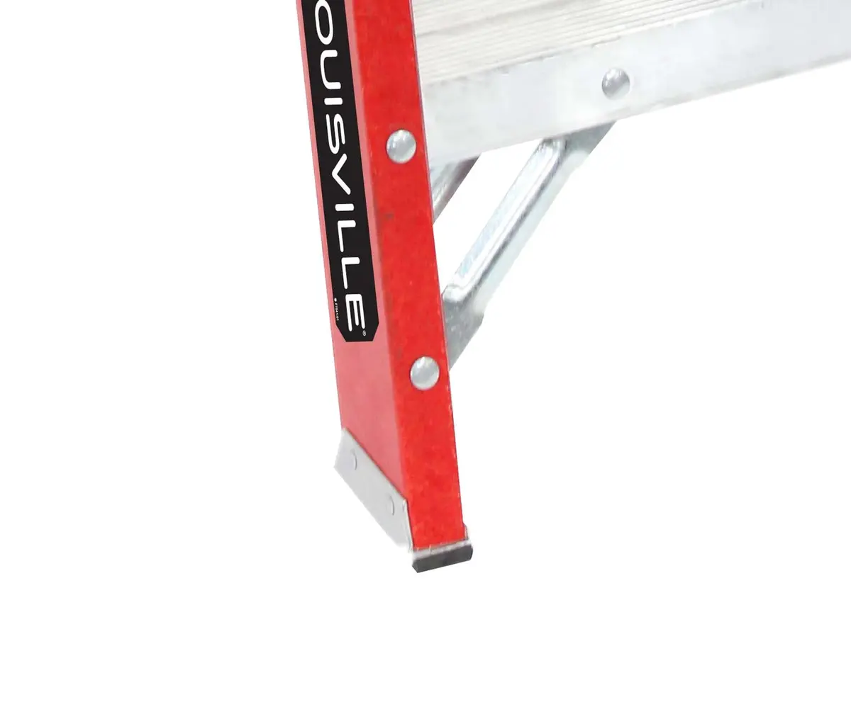 Louisville Ladder 2 ft Fiberglass Step Stool, FS1502, Type IA, 300 lbs | Industrial Grade Non-Conductive Ladder - view 4