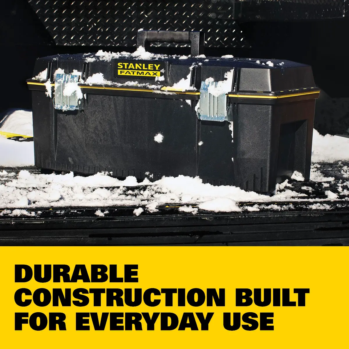 STANLEY 28 in. Structural Foam Portable Toolbox, Heavy Duty with Water-Resistant Seal - view 4