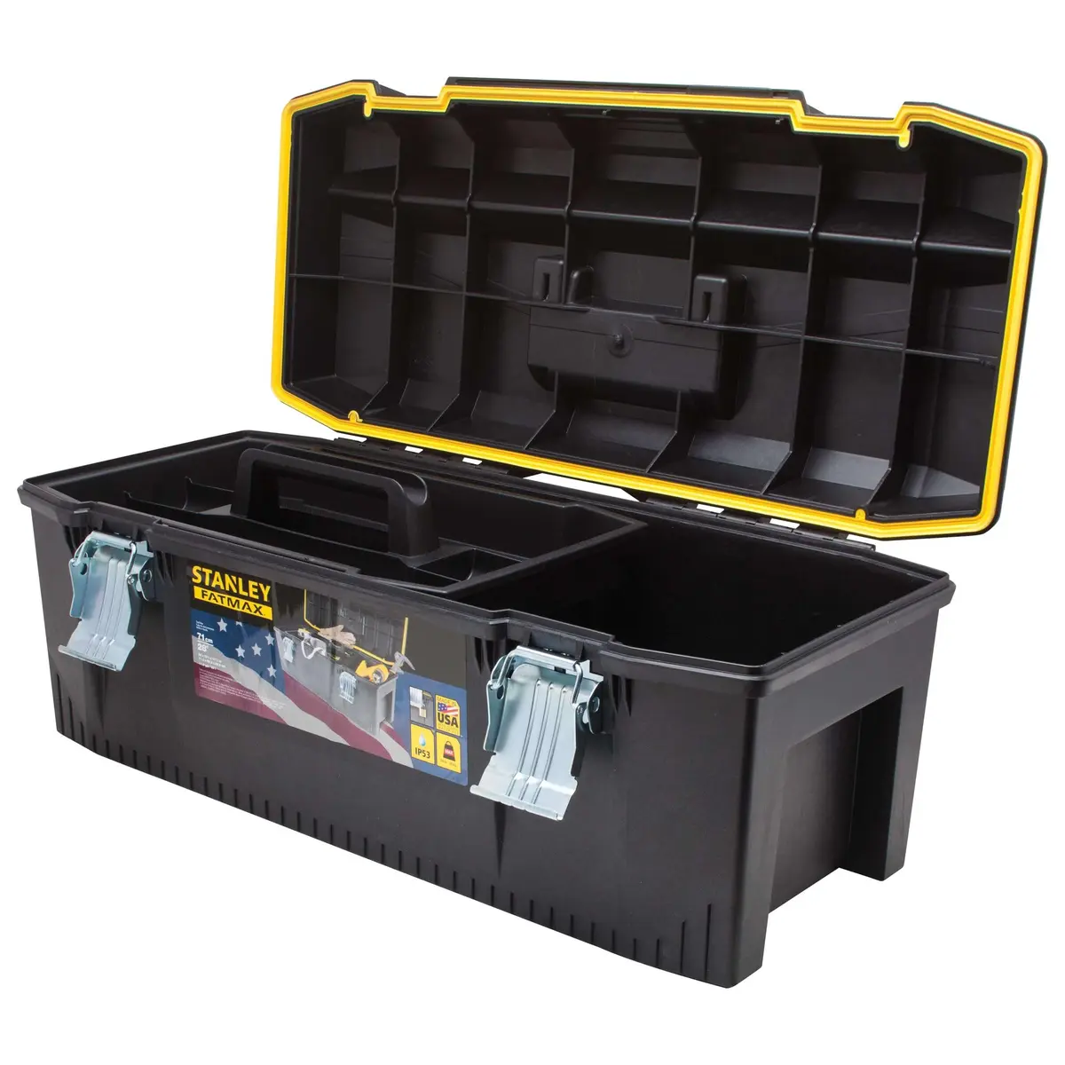 STANLEY 28 in. Structural Foam Portable Toolbox, Heavy Duty with Water-Resistant Seal - view 5