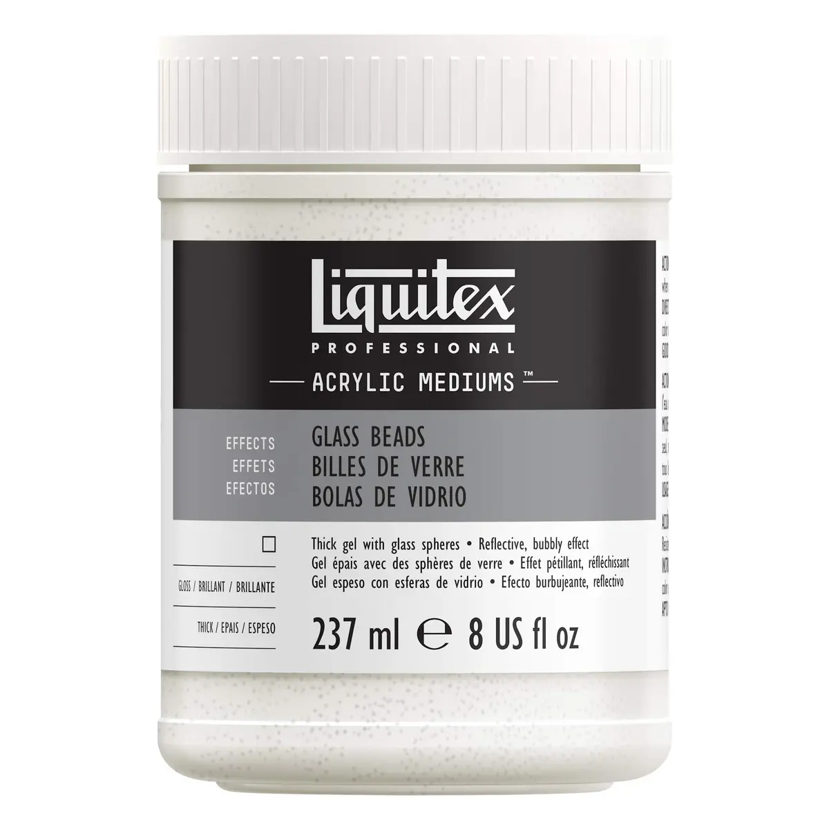 Liquitex Effects Medium 237ml | Glass Beads for Textured Art & Effects - main product image