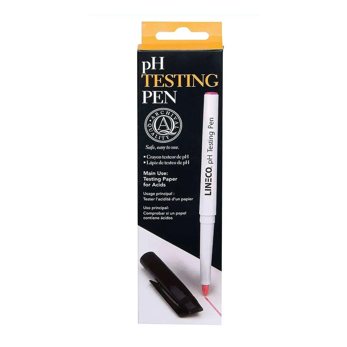 Lineco pH Testing Pen for Paper & Paperboard | Acid & Alkaline pH Indicator for Conservation - main product image