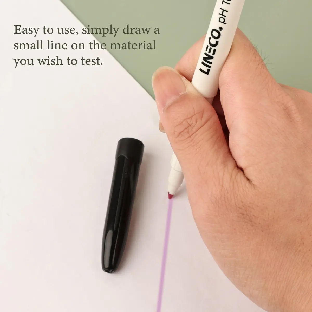 Lineco pH Testing Pen for Paper & Paperboard | Acid & Alkaline pH Indicator for Conservation - view 5