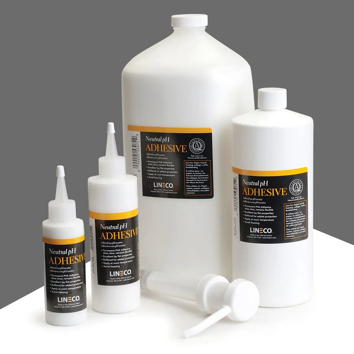 Lineco Neutral pH Adhesive 118ml (4 Fl Oz) | Acid-Free Bookbinding Glue for Crafts - view 6