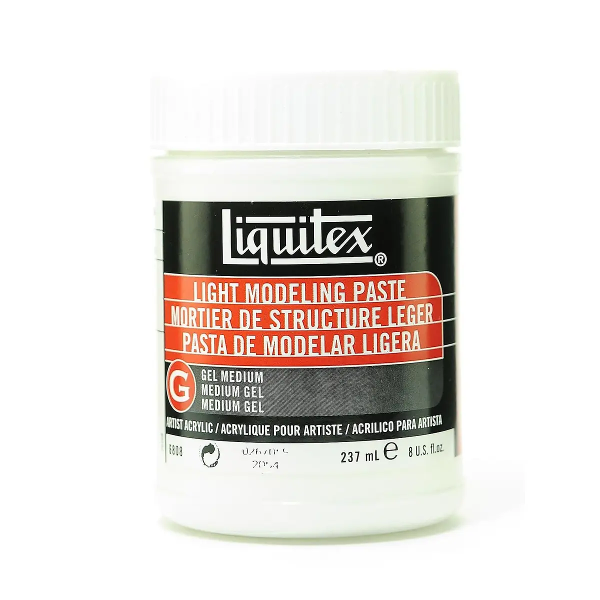 Liquitex Professional Light Modeling Paste 237ml (8-oz) | Lightweight Sculptural Gel for Art - view 4