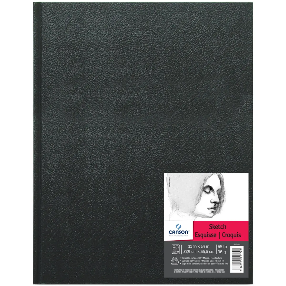 Canson Artist Series Sketchbook 11x14 inches | Acid-Free 90 Sheets for Artists & Students - main product image