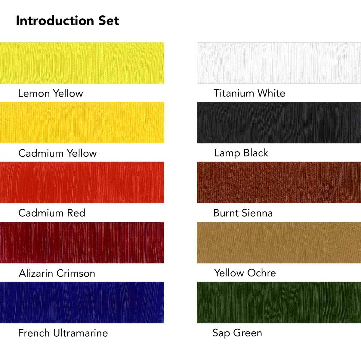 Daler Rowney Georgian Oil Paint Set 10-Tube | Professional Artist Supplies for Canvas & Paper - view 3