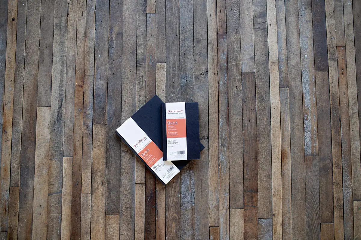 Strathmore 400 Series Hard Bound Sketch Journal, 8.5 x 11 inches | 192 Pages for Artists - view 2