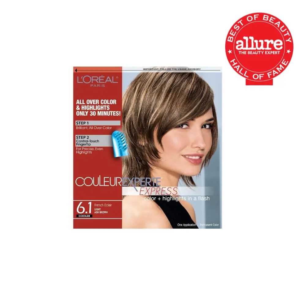 L'Oreal Paris Couleur Experte 2-Step Home Hair Color and Highlights Kit, French Éclair | Salon-Like All-Over Color & Highlights - view 5