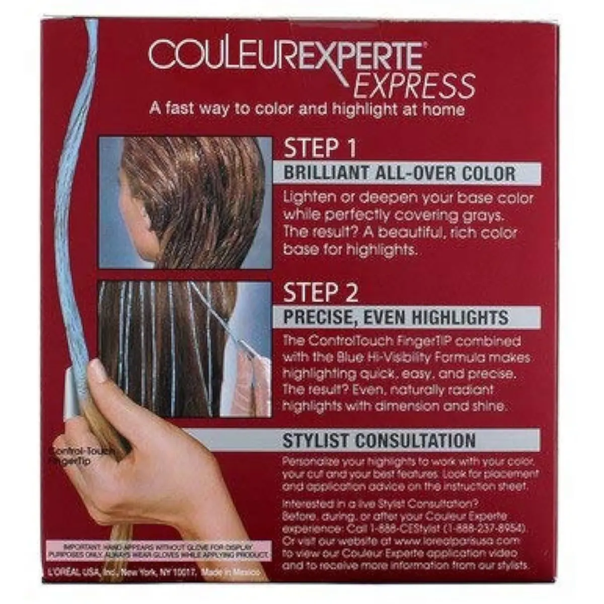 L'Oreal Paris Couleur Experte 2-Step Home Hair Color and Highlights Kit, French Éclair | Salon-Like All-Over Color & Highlights - view 6