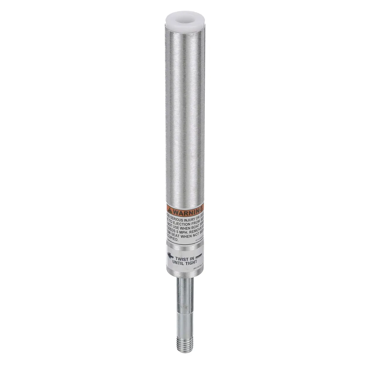 attwood Lock’N-Pin ¾-Inch Pin Post for Boat Seats | Fixed 11-Inch Support, Brushed Aluminum, Steel Pin - main product image