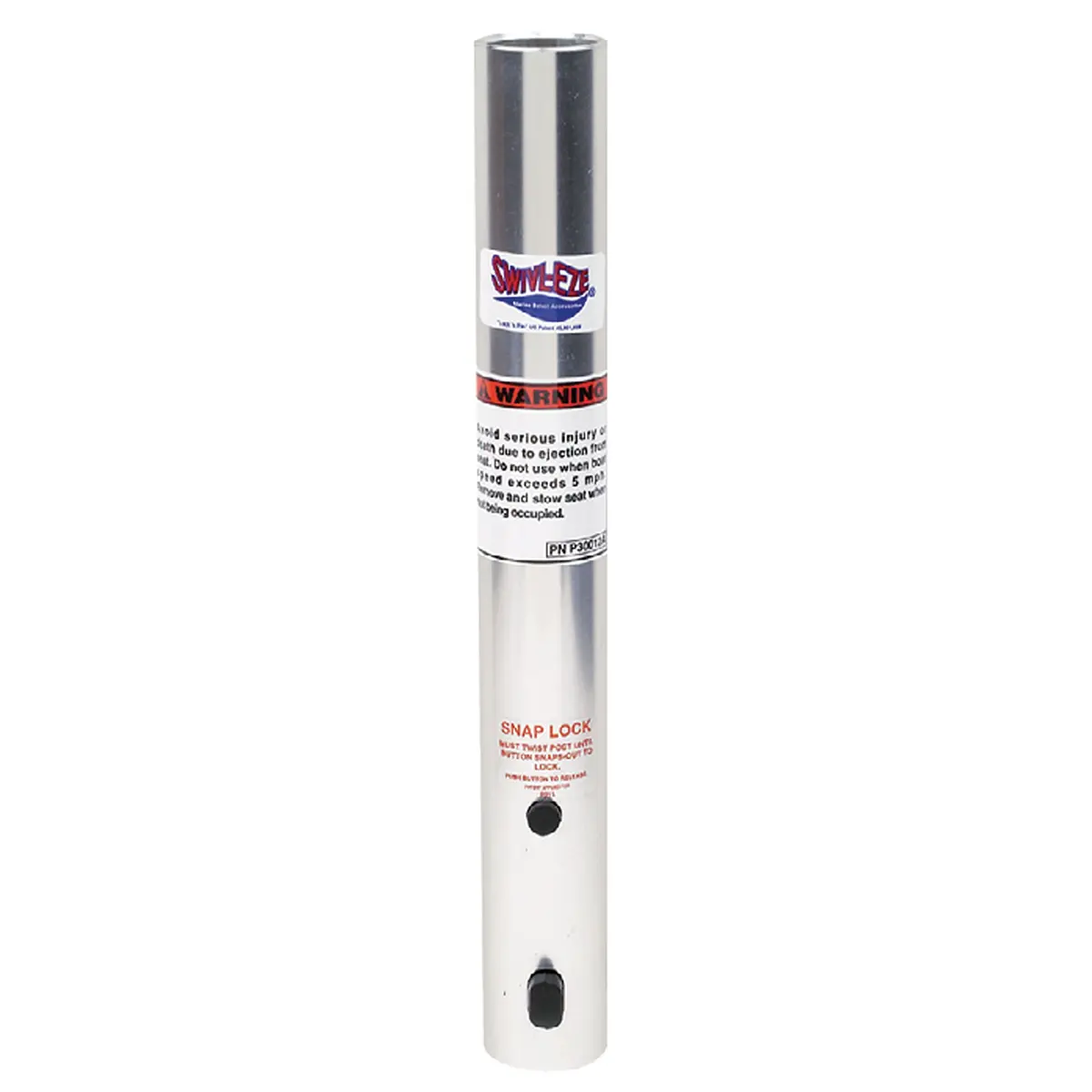 Attwood Snap-Lock 1.77" Fixed Height Post - 13" | Aluminum Boat Seat Post with Locking Safety (120 chars) - main product image