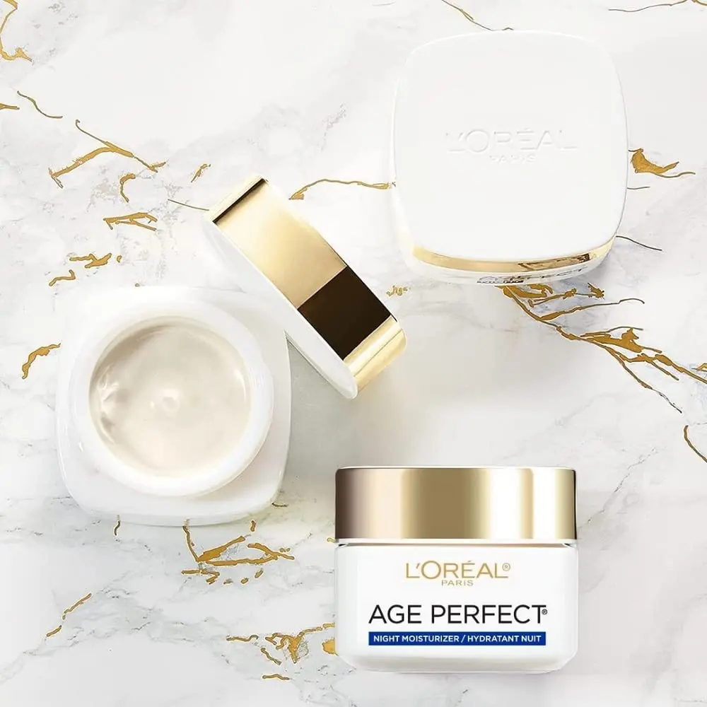 L'Oreal Paris Age Perfect Night Cream 75ml (2.5 Oz) | Anti-Aging Face Moisturizer with Soy Seed Proteins - view 8