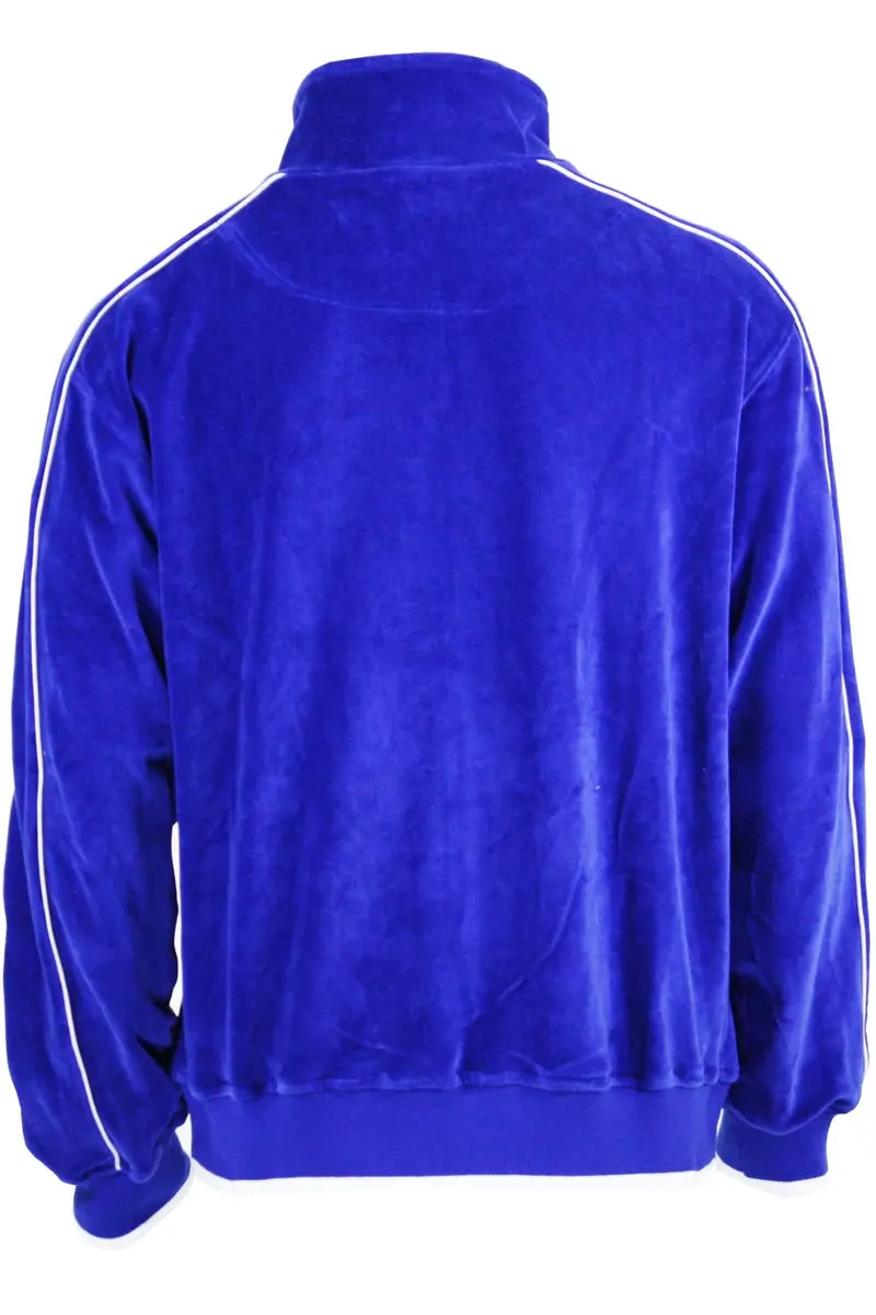 Sweatsedo Electric Blue Velour Sweatsuit XX-Large | Soft Cotton-Poly Blend for Lounge & Exercise - view 4