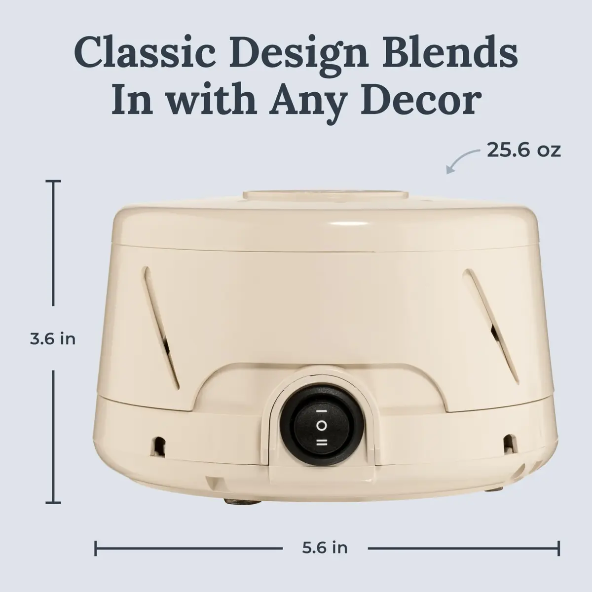 Yogasleep Dohm Classic Tan | Natural Fan-Based White Noise for Sleep & Focus - view 5