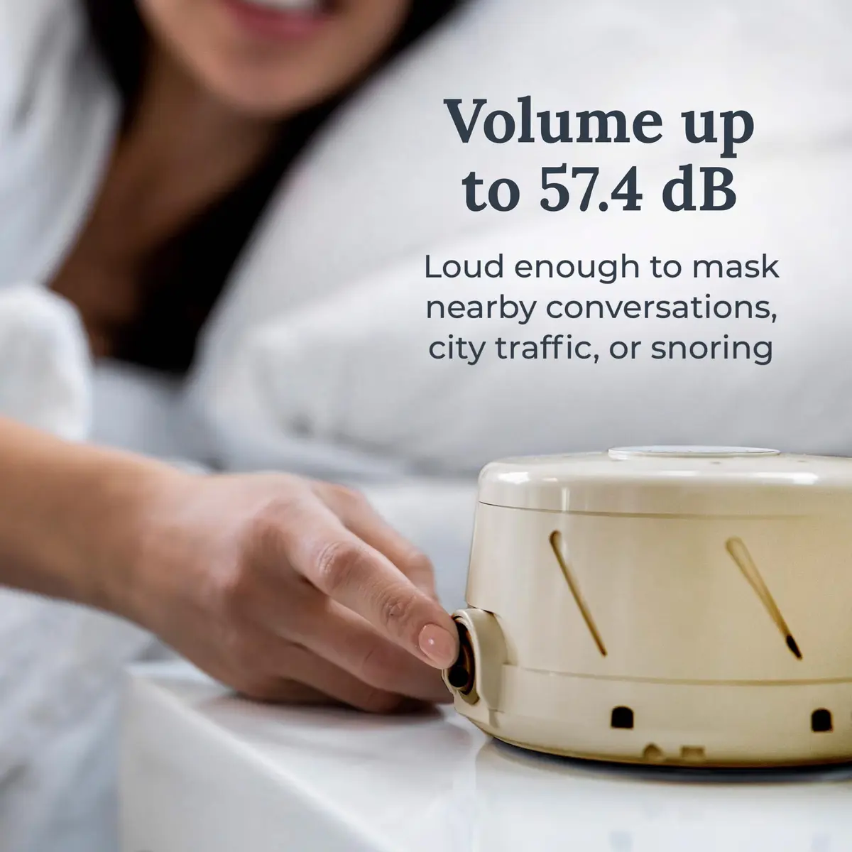 Yogasleep Dohm Classic Tan | Natural Fan-Based White Noise for Sleep & Focus - view 3