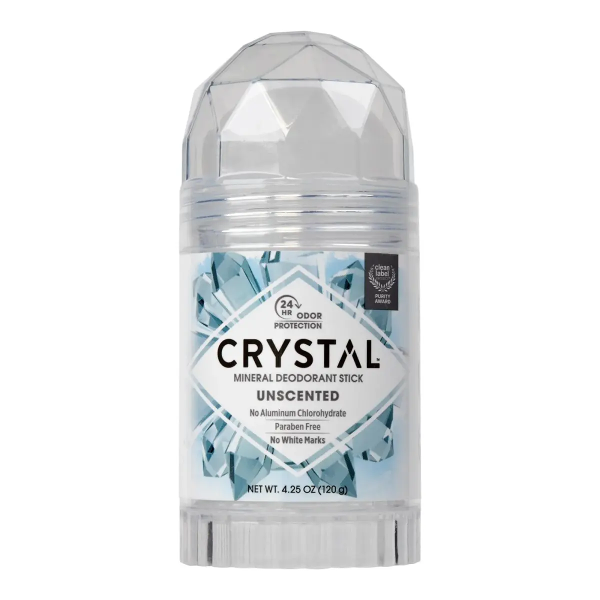 Crystal Essence Unscented Deodorant Stick 120.5g (4.25 oz) | Natural Mineral Odor Protection - main product image