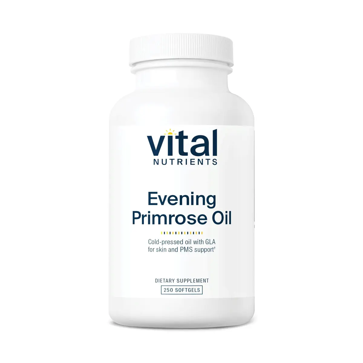 Vital Nutrients Evening Primrose Oil 1,000mg | Supports Women’s Health & PMS Relief, 250 Softgels - main product image
