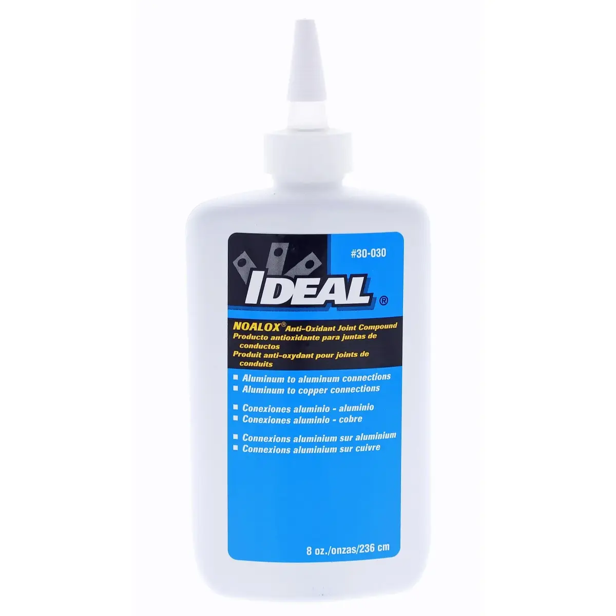 Ideal Electrical Noalox Anti-Oxidant Compound 227 g (8 oz) Bottle | Prevents Aluminum Oxidation for Cooler Connections - main product image
