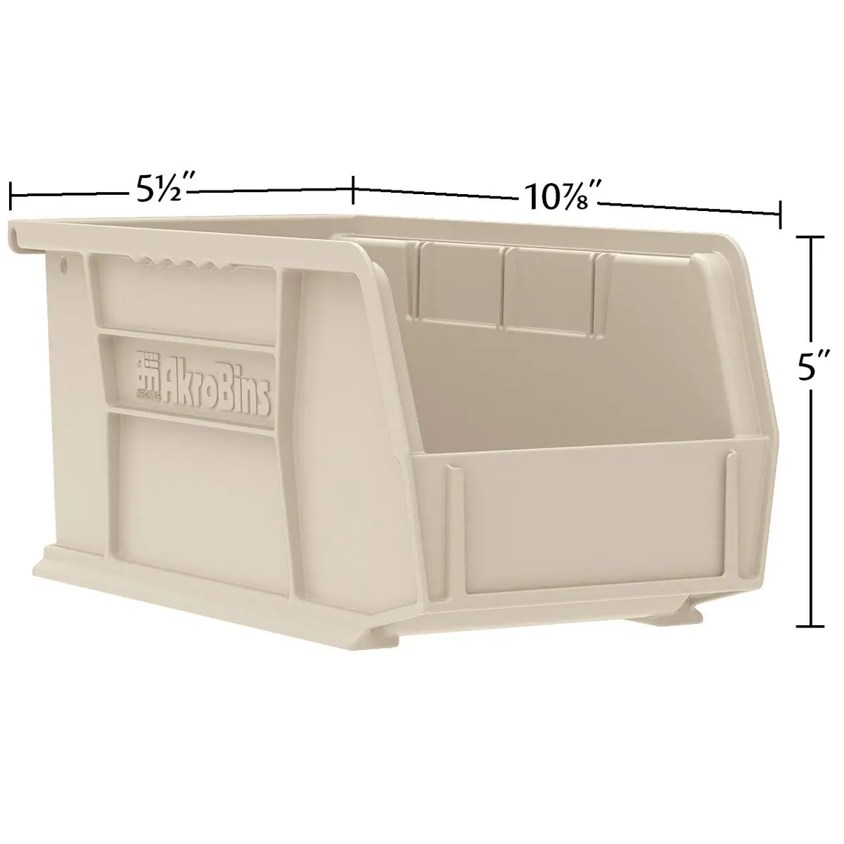 Akro-Mils 30230 AkroBins Plastic Storage Bins 11"x5"x5" | Heavy-Duty Stackable Organizer (70-120c) - view 2