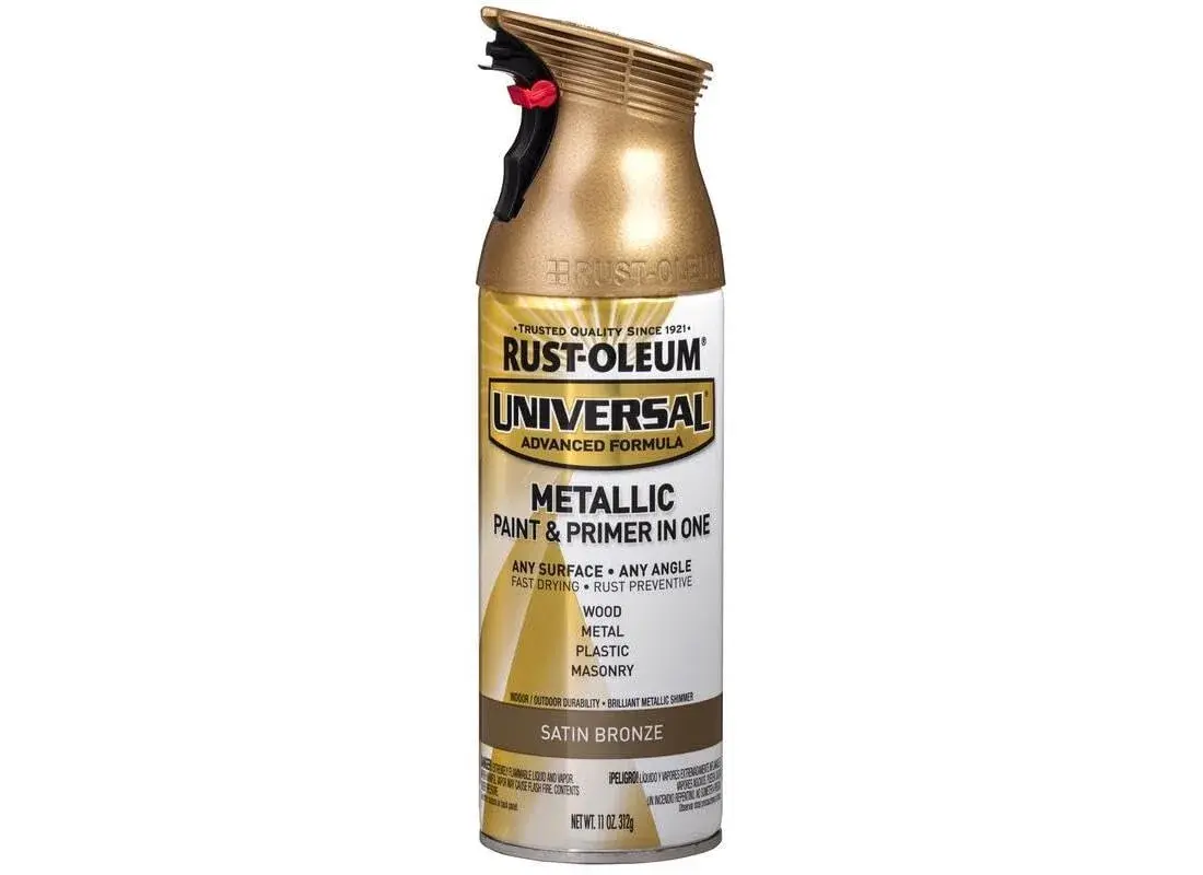 Rust-Oleum Universal All Surface Satin Bronze Metallic Spray Paint, 11 oz (Pack of 1) - main product image