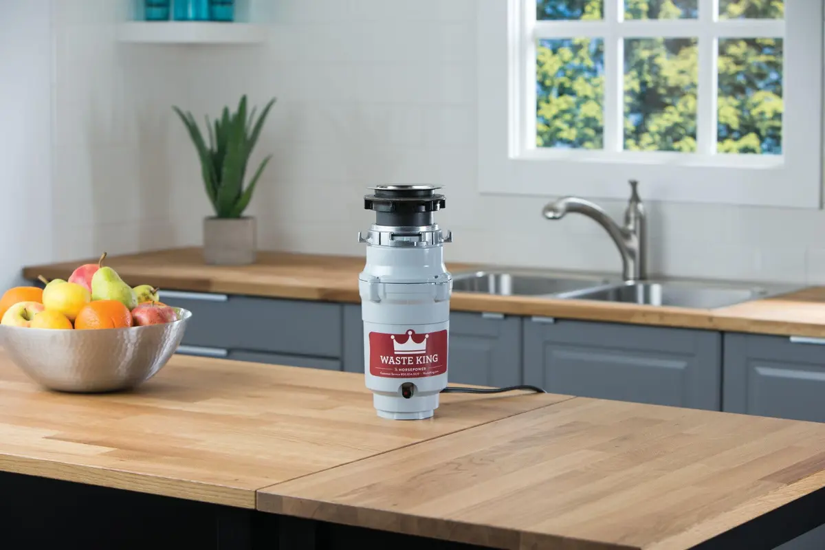 Waste King L-1001 Garbage Disposal 1/2 HP | Continuous Feed, Stainless Steel - view 6