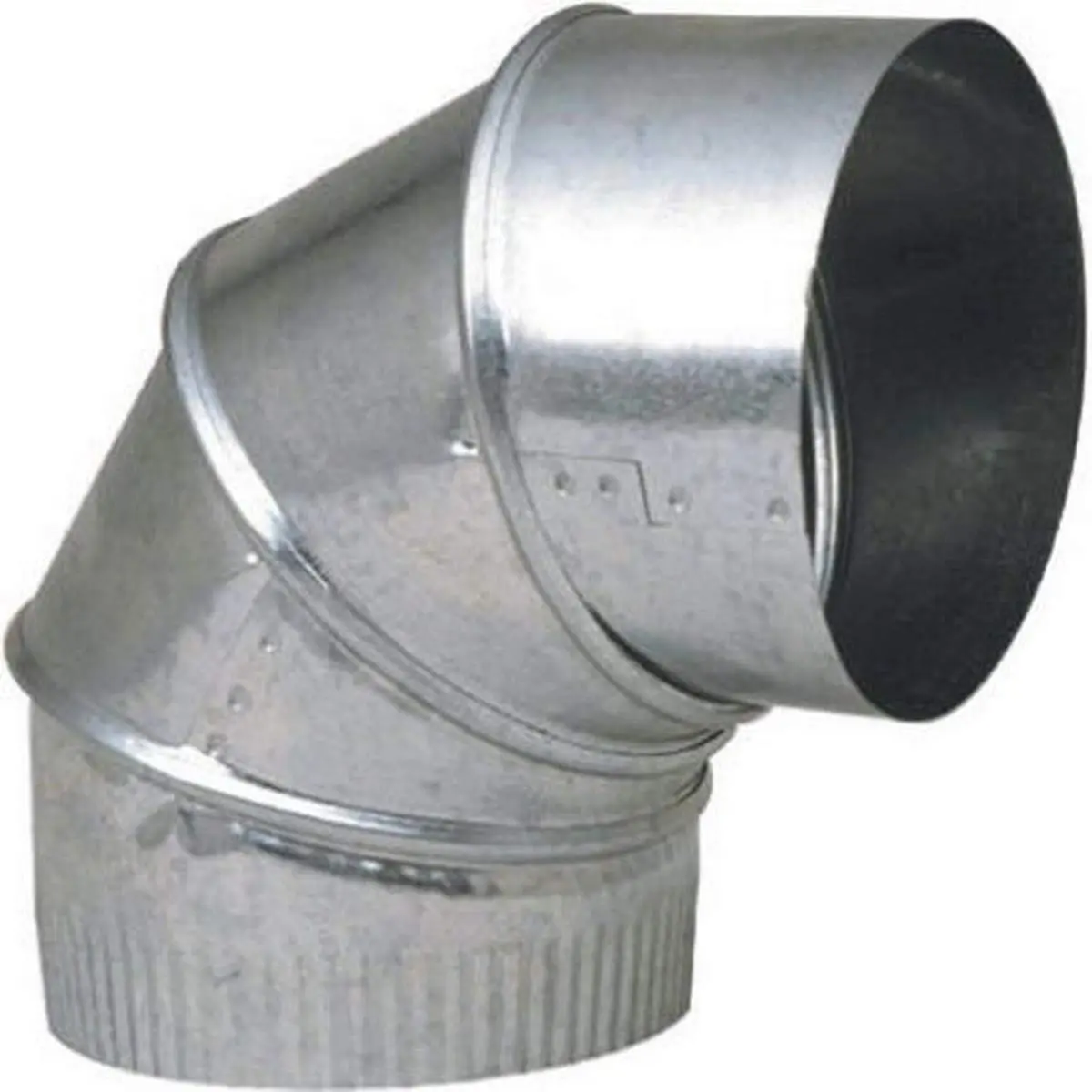 Imperial Galvanized Adjustable Elbow 6 Inches (15.24 cm) | 90 Degree Bend for Plumbing & HVAC - main product image