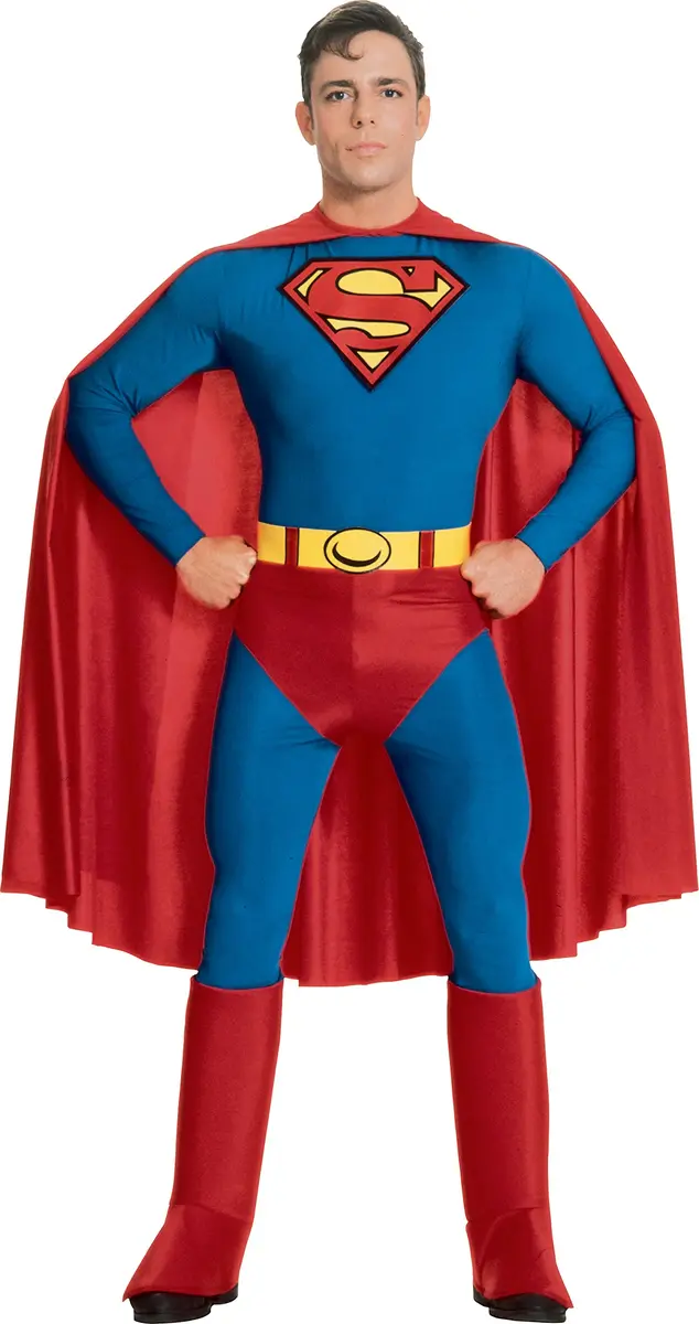 Rubies Superman Costume for Adults Large | Official Licensed DC Superhero Dress Up - main product image