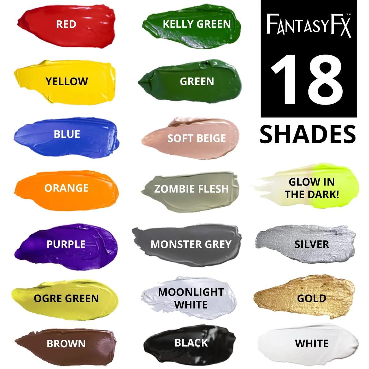 Mehron Makeup Fantasy FX Blue Water-Based Face & Body Paint 29.57ml (1 Fl Oz) | Professional Grade for Cosplay & Halloween - view 5