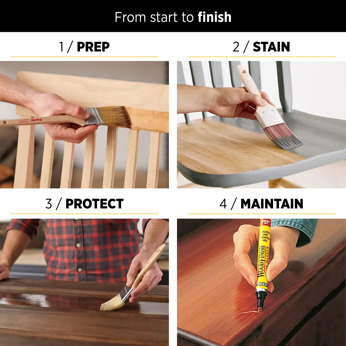 Minwax Paste Finishing Wax Natural 454g (1 lb) | Protects Wood Surfaces & Adds Luster - view 2