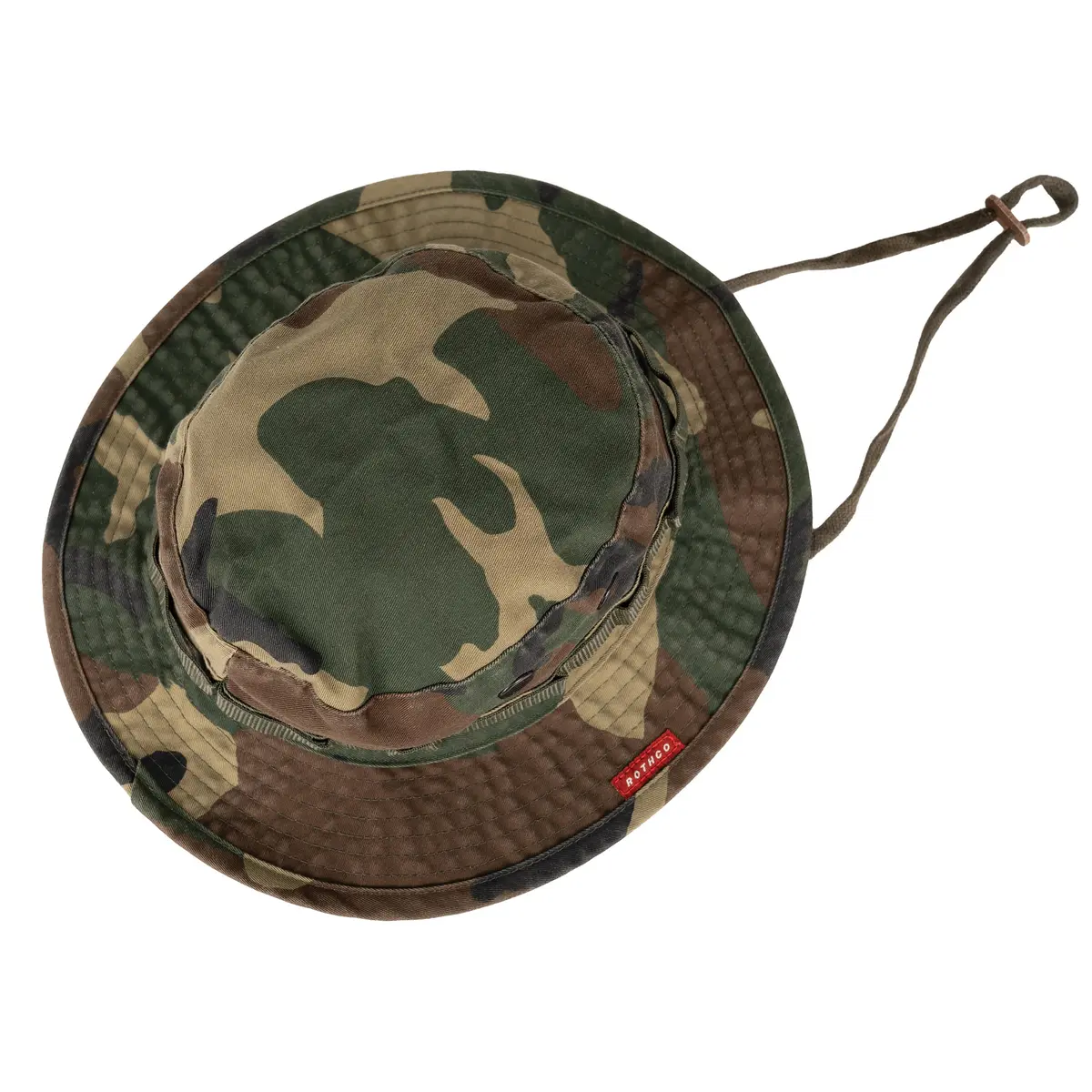 Rothco 100% Cotton Rip-Stop Boonie Hat | Ultimate Sun Defense Bucket Hat for Outdoors (US, Numeric, 7, Woodland Camo) - view 6