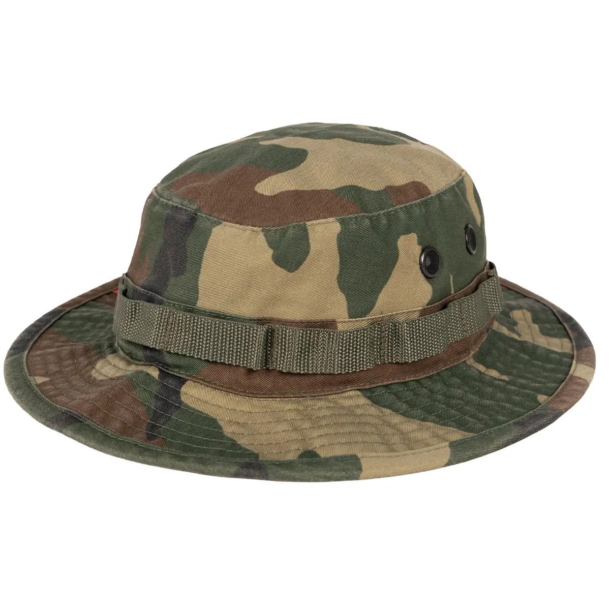 Rothco 100% Cotton Rip-Stop Boonie Hat | Ultimate Sun Defense Bucket Hat for Outdoors (US, Numeric, 7, Woodland Camo) - main product image