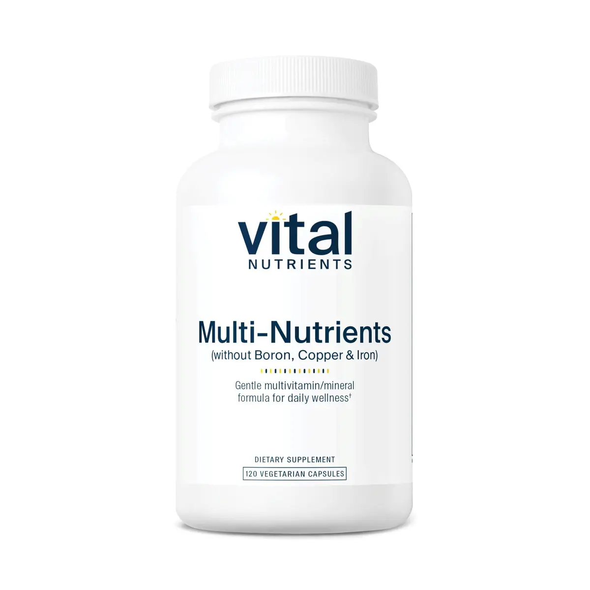 Vital Nutrients Multi-Nutrients 5 Ultra Antioxidant Formula, 120 Capsules | No Iron, Copper, Boron | Supports Immunity & General Nutrition - main product image