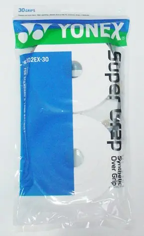 YONEX Super GRAP Overgrip 30 Pack White | Tacky, Sweat-Absorbing Tennis Grip (1200mm x 25mm x 0.6mm) - view 3