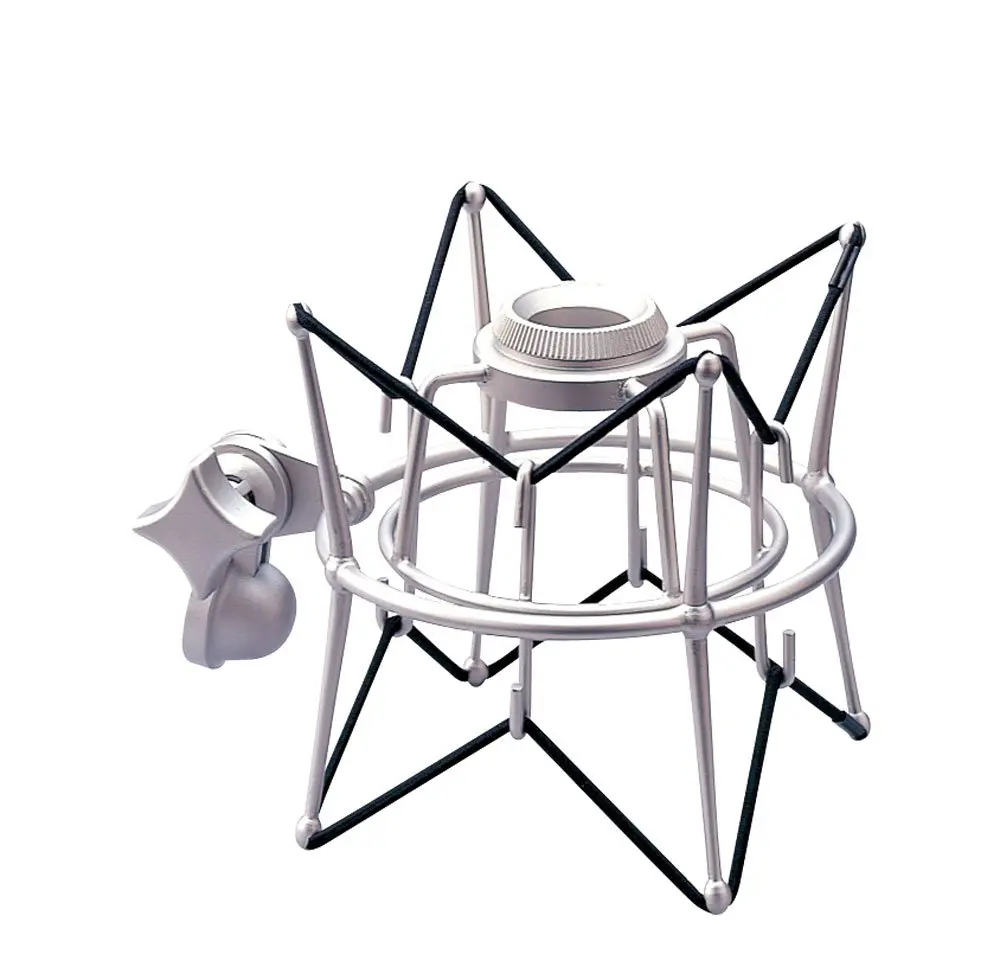 Samson SP01 Spider Mount | Shock Mount for Condenser Microphones in Silver - main product image