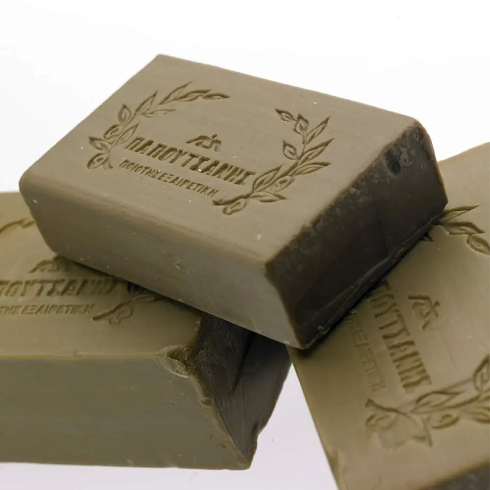 Papoutsanis Natural Greek Olive Oil Soap 125g (4.41 oz) | Pure Olive Oil Cleanser for Face & Body - view 3