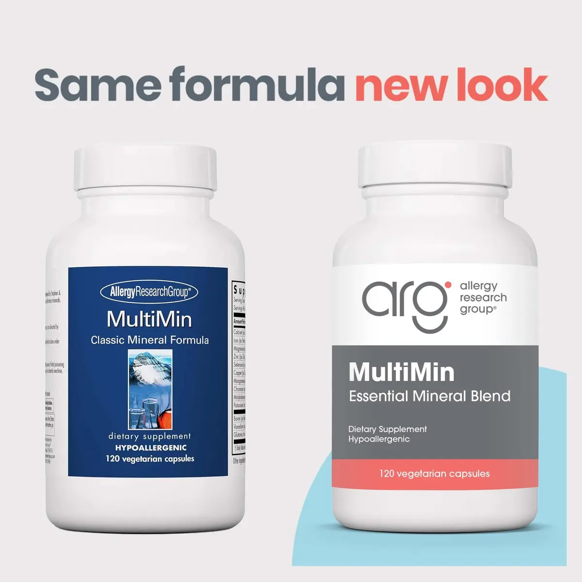 Allergy Research Group ARG MultiMin Multi Mineral Supplement, 120 Capsules | Supports Mineral Balance & Wellness - view 2