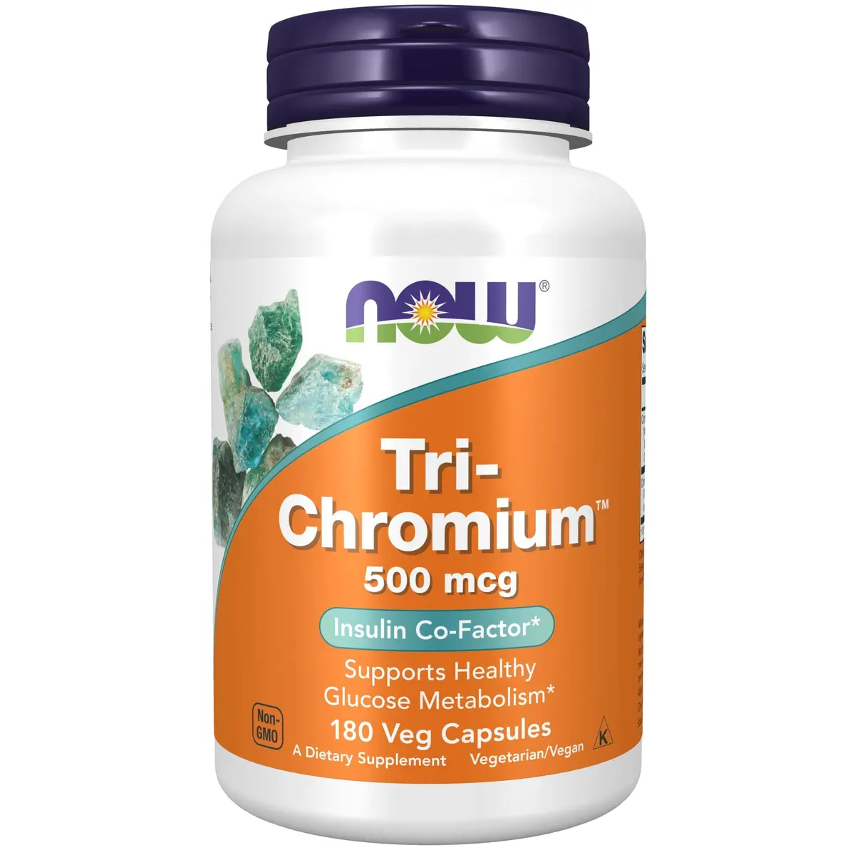 NOW Tri-Chromium™ 500 mcg | Insulin Co-Factor for Glucose Support (70-120 chars) - main product image