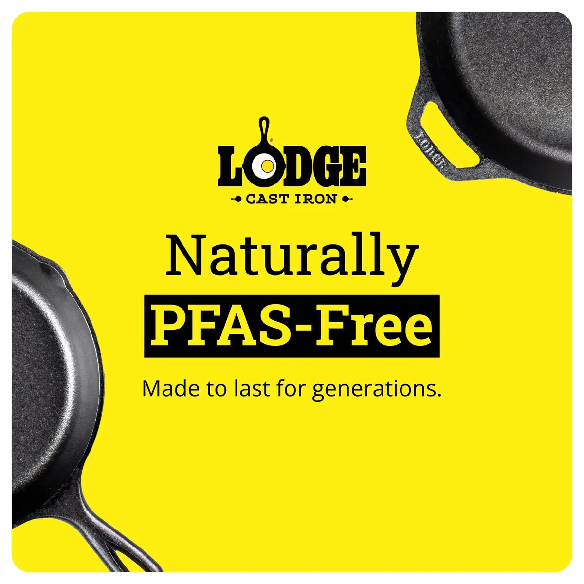 Lodge 3.5-Inch Seasoned Cast Iron Skillet | Oven & Campfire Safe, Naturally Non-Stick - view 9