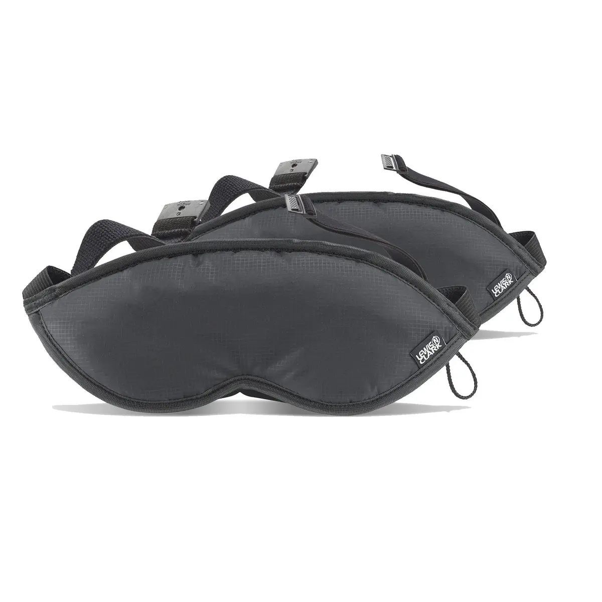 Lewis N. Clark Comfort Sleep Mask | Eye Mask for Travel | Breathable & Light Blocking | 2 Pack | Black - main product image