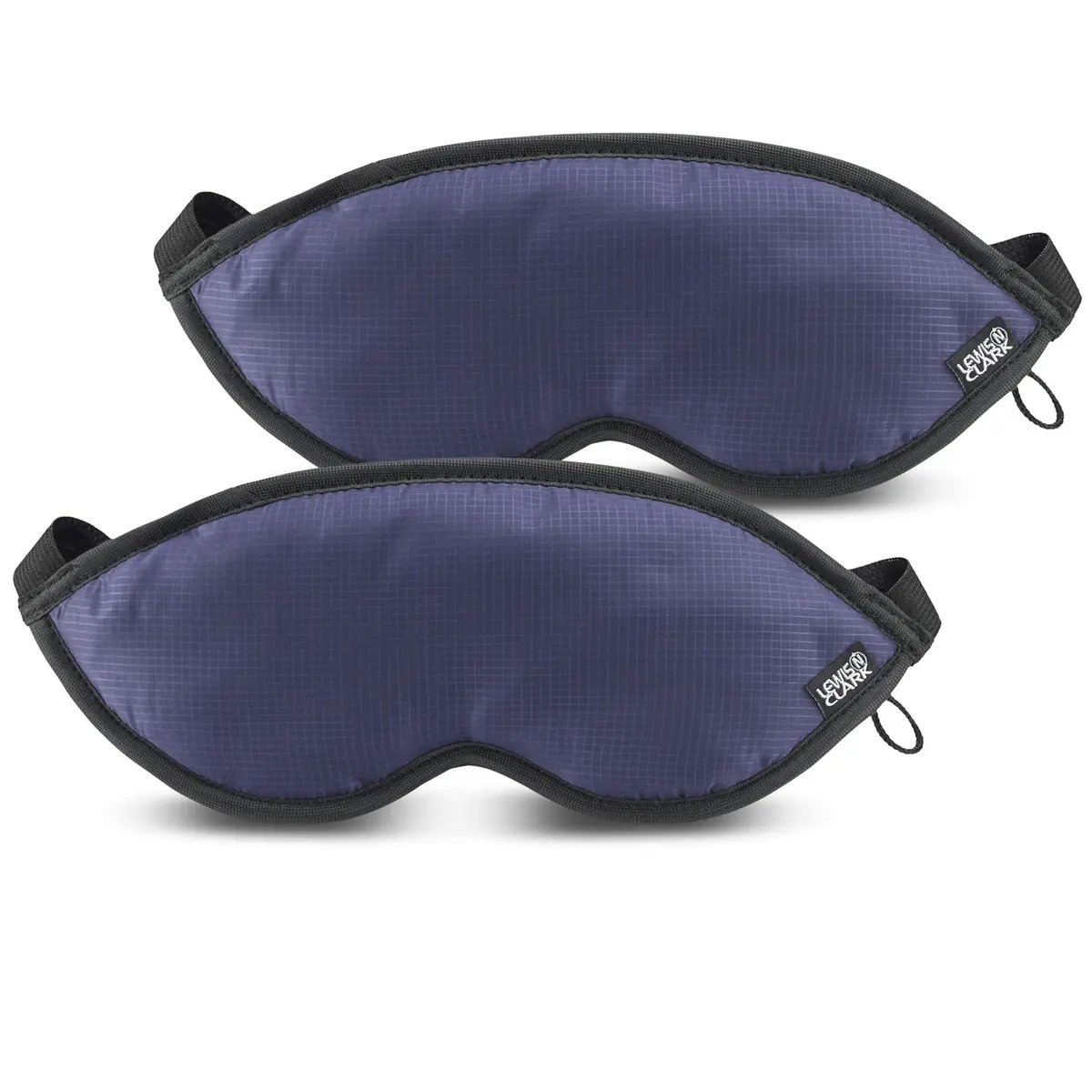 Lewis N. Clark Comfort Eye Mask + Sleep Aid 2 Pack | Total Darkness & Adjustable Fit for Travel & Home - main product image