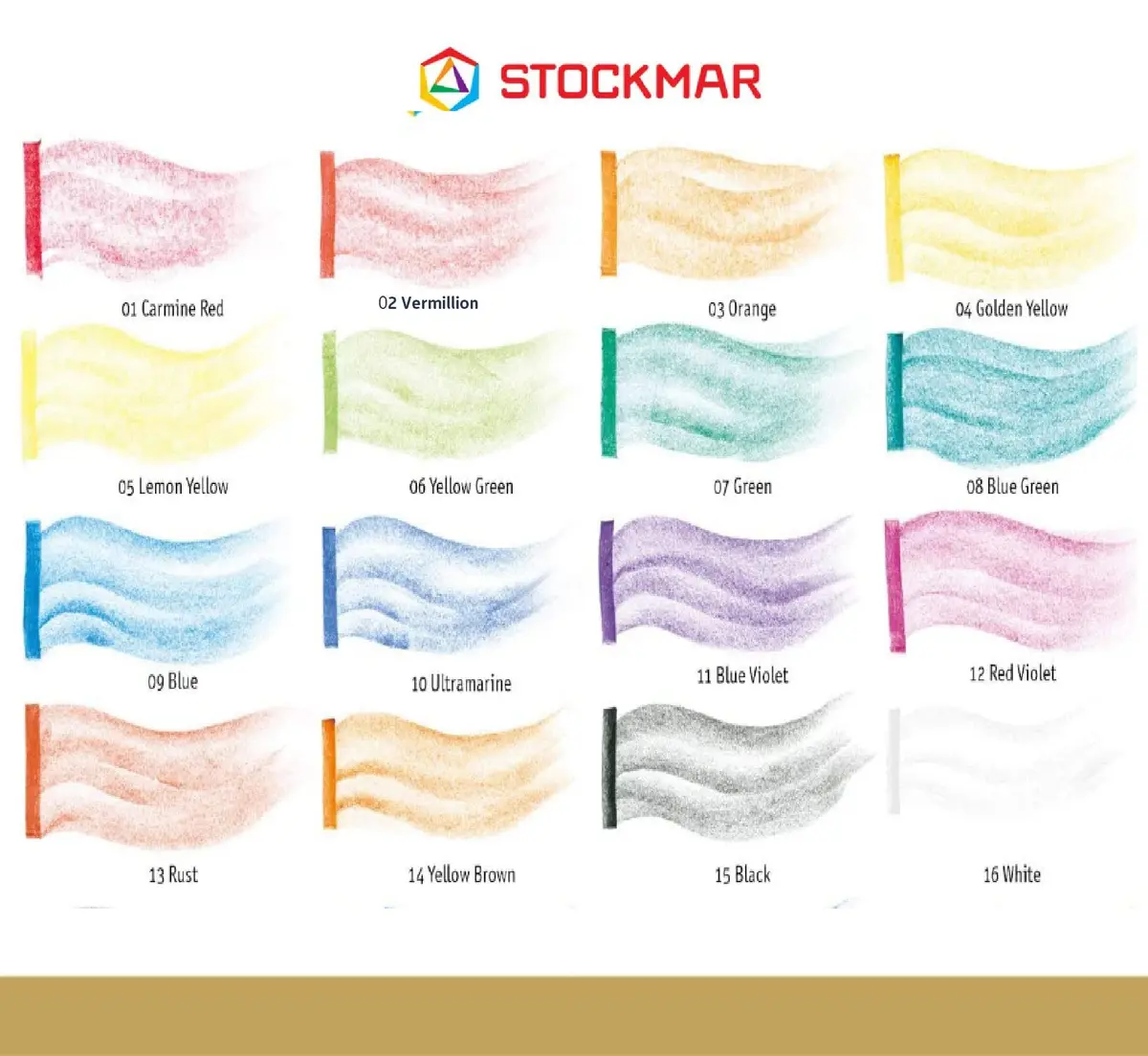 STOCKMAR Wax Block Crayons 16 Assorted Colors in Tin Case | Beeswax-Based Art Crayons for Drawing & Coloring - view 10
