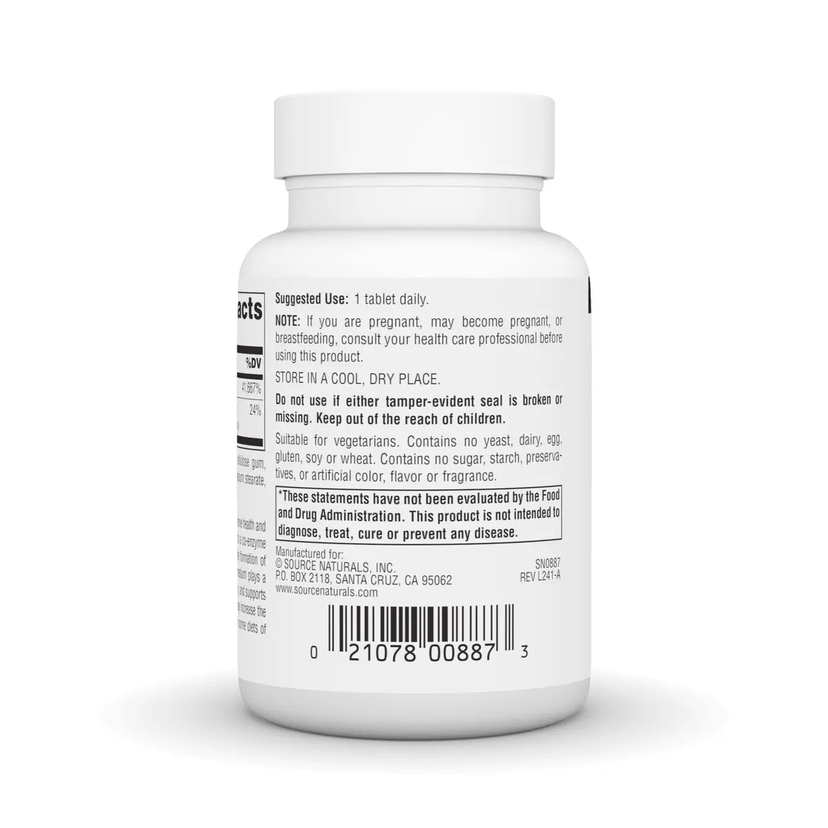 Source Naturals Vitamin B-1, Thiamin, 500mg | Supports Nerve & Energy (70-120 chars) - view 3