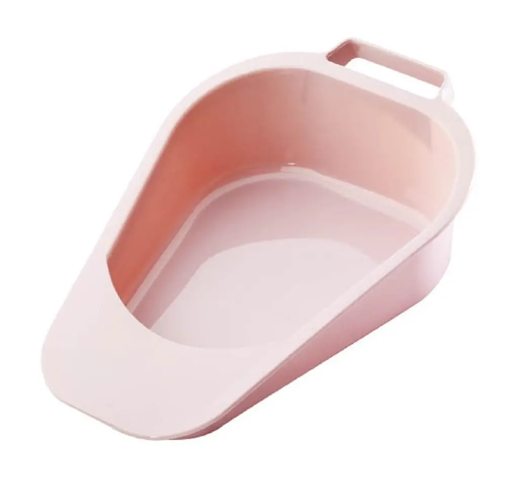 Carex Fracture Bed Pan with Handle, 1.4 L (47.3 oz) Capacity | Essential for Bedridden Patients - main product image