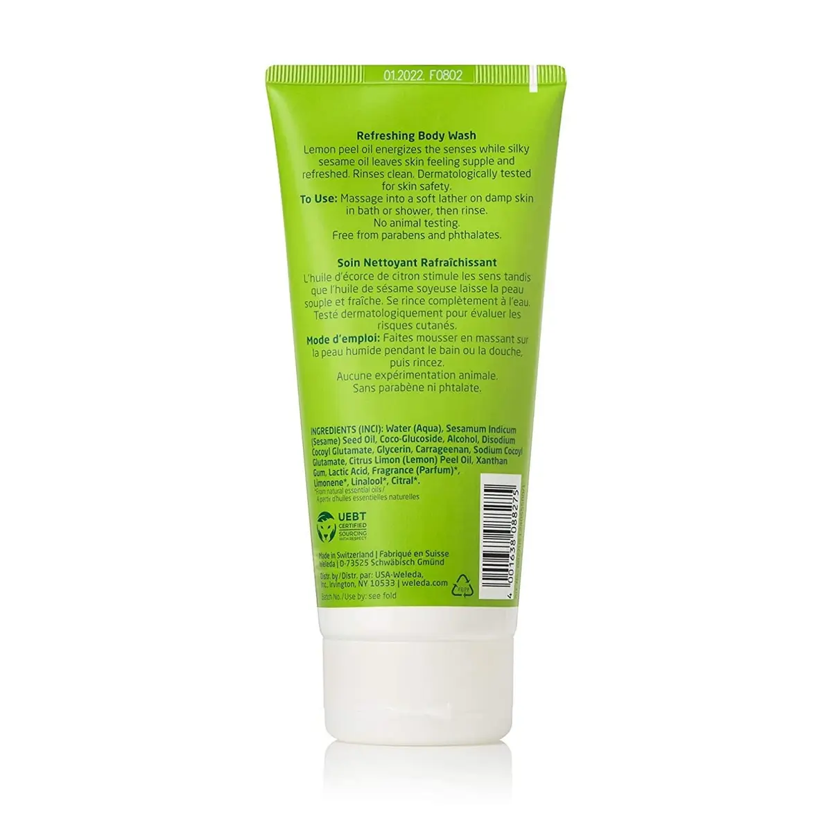 Weleda Citrus Body Wash 6.8 Fl Oz | Refreshing Plant-Based Cleanser for Skin - view 2