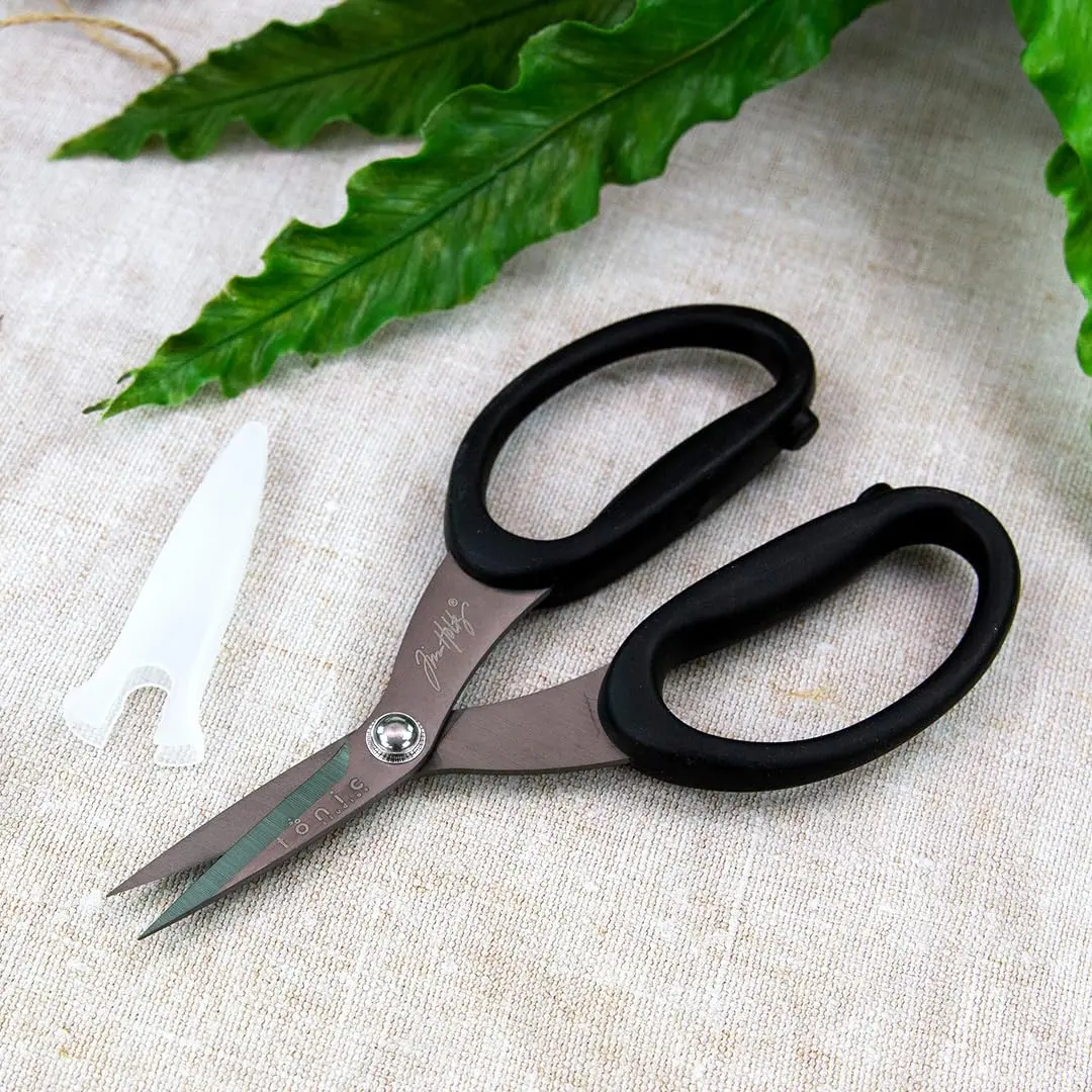 Tonic Studios Tim Holtz 5 Inch Mini Snips Scissors 12.7 cm (5 Inch) | Micro Serrated Titanium Blade for Precision Crafting - view 4